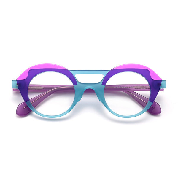 Faye Vintage Round Acetate Glasses Frame