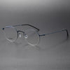 Titanium Vintage Round Eyeglasses Frames 5504