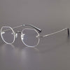 Titanium Geometric Glasses Frame ZY008