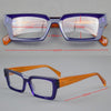 Piller Retro Rectangle Acetate Glasses Frame