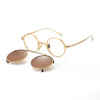 Monroe Titanium Round Clip-ons Sunglasses