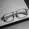 Titanium Vintage Square Glasses Frame DTX413