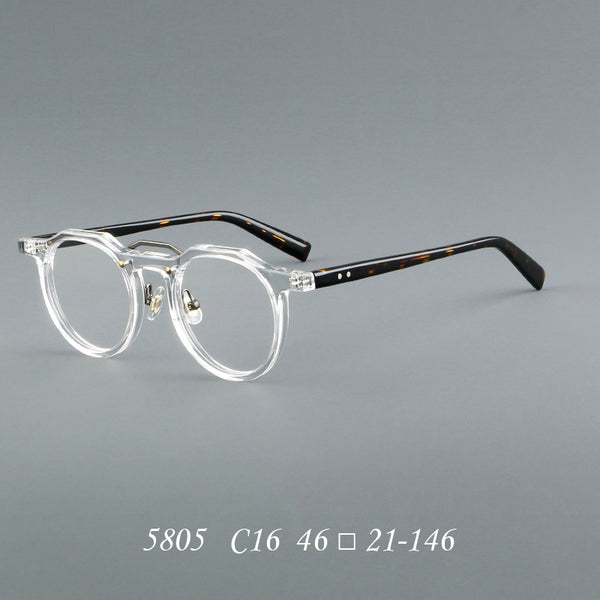 Raed Retro Round Acetate Glasses Frame