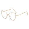 Light Metal Cat Eye Glasses