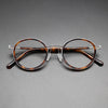 Titanium Vintage Round Eyeglasses Frames SC0327