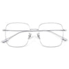 Retro Titanium Square Glasses Frame 121219