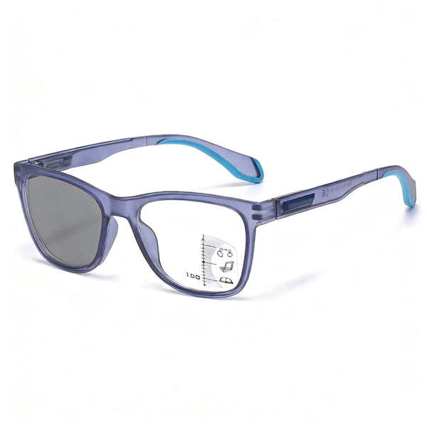 Ultra-Light Multifocal Photochromic Progressive Anti-Blue Light Reading Glasses-CML2599