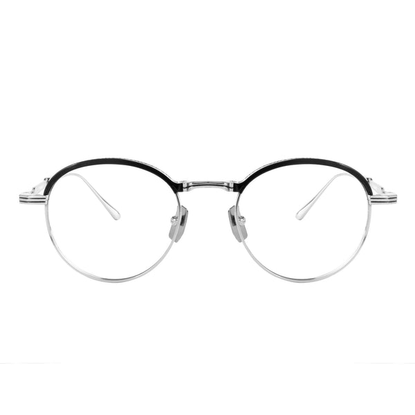 Ngo Vintage Round Titanium Foldable Eyeglasses Frame