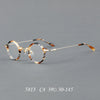 New small round frame plate glasses 5813