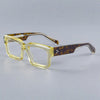 Monk Retro Rectangle Acetate Glasses Frame