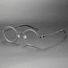 Titanium Vintage Round Eyeglasses Frames 9707