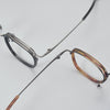 Brisby Retro Titanium Square Glasses Frame