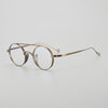 Titanium Vintage Round Eyeglasses Frames BY 9500+