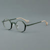 New Plate glasses retro eye frame metal flat 23229