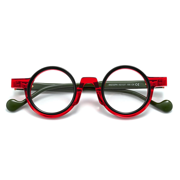 Ngo Vintage Round Acetate Glasses Frame