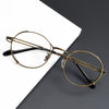 Titanium Vintage Oval Eyeglasses Frames ZY0048