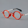 LeifRetro Small Round Acetate Glasses Frame