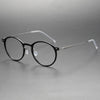 Titanium Round Glasses Frame 6541