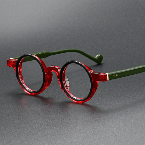 Ngo Vintage Round Acetate Glasses Frame
