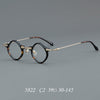 Diamond Frame Plate Glasses Retro Eye Frame Metal Flat 5822