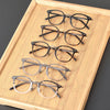 Retro Titanium Square Glasses Frame 9808