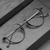 Titanium Vintage Oval Glasses Frame 10518