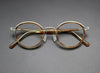 Titanium Vintage Round Eyeglasses Frames SC0327