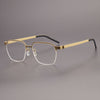 Retro Titanium Square Glasses Frame 7423