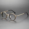 Titanium Vintage Round Eyeglasses Frames XFS9638