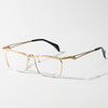 Titanium Vintage Square Flip Cover Eyeglasses Frames 11488