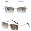 Ultra- Light Titanium Tinted Photochromic Multifocal Progressive Reading Glasses - CML1832