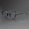 Titanium Vintage Oval Glasses Frame 10518