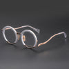 Titanium Vintage Round Eyeglasses Frames MM0034