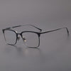 Retro Titanium Square Glasses Frame WALOORF