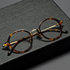 Titanium Vintage Round Eyeglasses FramesBT55003