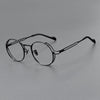 Titanium Vintage Oval Eyeglasses Frames ZY0048