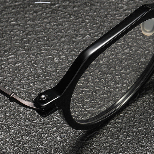 Titanium Geometric Glasses Frame SC8190
