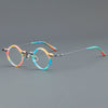 Diamond Frame Plate Glasses Retro Eye Frame Metal Flat 5822