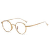 Titanium Geometric glasses FrameKMN-9916