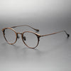 Titanium Oval Glasses Frame M3112