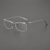 Retro Titanium Square Glasses Frame 1676