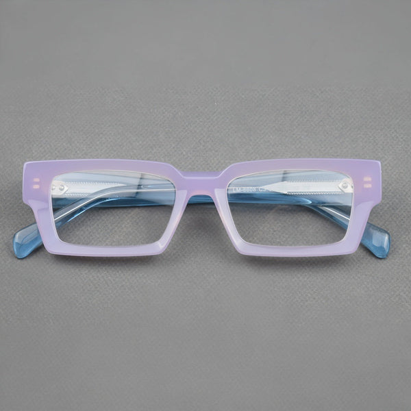 Piller Retro Rectangle Acetate Glasses Frame
