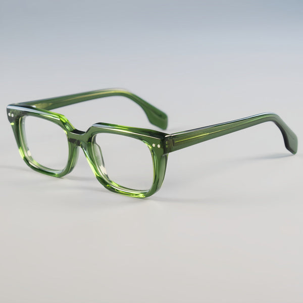Renne Retro Rectangle Acetate Glasses Frame