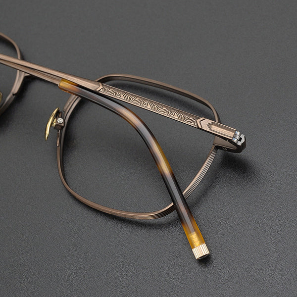 Retro Titanium Square Glasses Frame SC2205