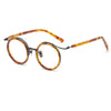 Titanium Vintage Round Eyeglasses Frames SH F85676