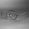 Titanium Vintage Round Eyeglasses Frames 9707