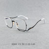 Retro pure titanium frame full frame ultra-light frame 0060