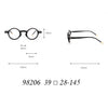 Orion Vintage Round Acetate Glasses Frame