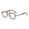 Platte Vintage Polygonal Titanium Glasses Frame
