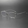 Retro Titanium Square Glasses Frame MIES